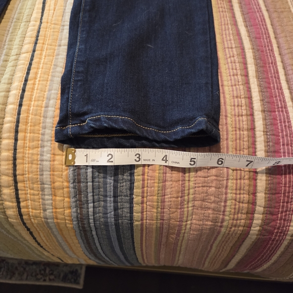 Paige Women's Skyline Skinny Dark Wash Jeans Size 31 - Picture 8 of 8